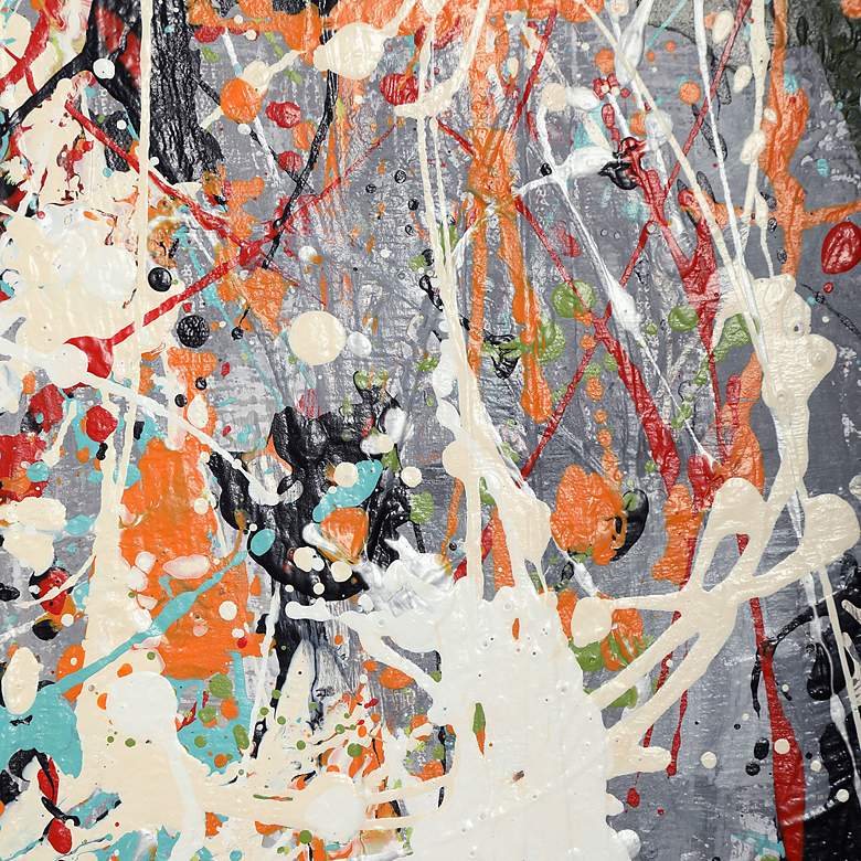 Image 5 Organized Chaos 60 3/4" High Framed Canvas Wall Art more views