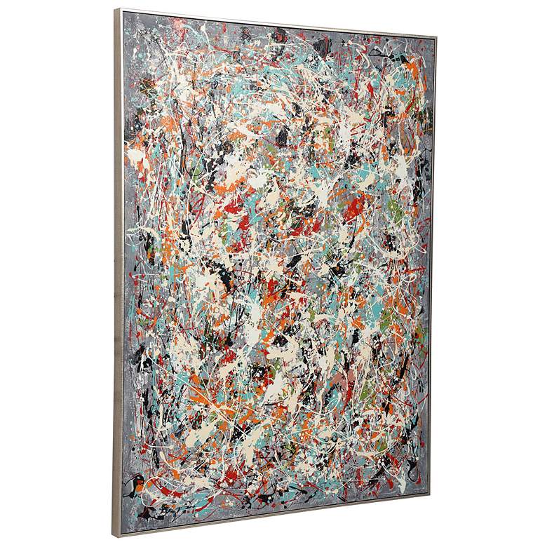 Image 6 Organized Chaos 60 3/4 inch High Framed Canvas Wall Art more views