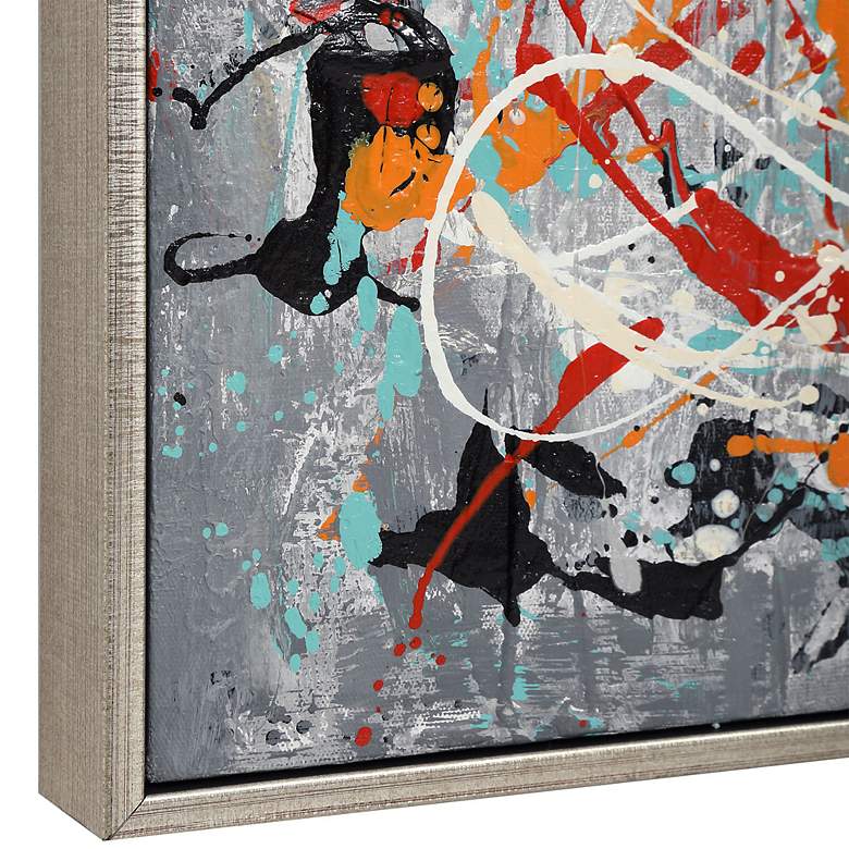 Image 6 Organized Chaos 60 3/4" High Framed Canvas Wall Art more views