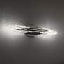 1_Organza 5.25"H x 28"W 1-Light Crystal Bath Bar in Black