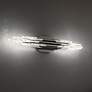 2_Organza 5.25"H x 28"W 1-Light Crystal Bath Bar in Black more views