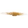 1_Organza 5.25"H x 38"W 1-Light Crystal Bath Bar in Aged Brass
