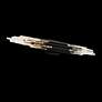 2_Organza 5.25"H x 38"W 1-Light Crystal Bath Bar in Black more views