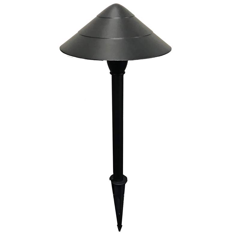 Image 1 Oriad 11 inch High Black Low Voltage LED Landscape Path Light