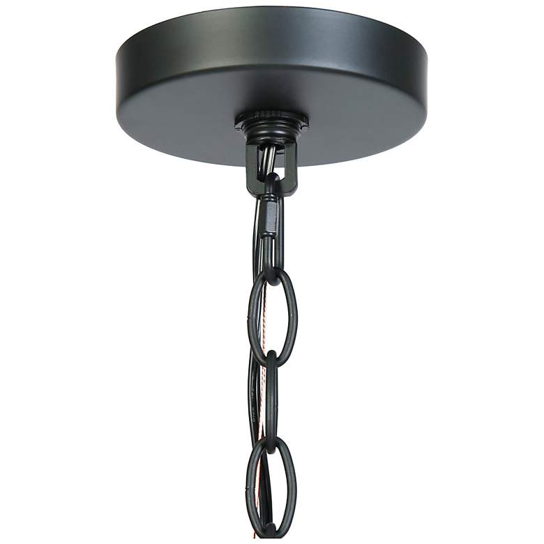 Image 3 Oriame 32.3" Wide Black 9-Light Chandelier more views