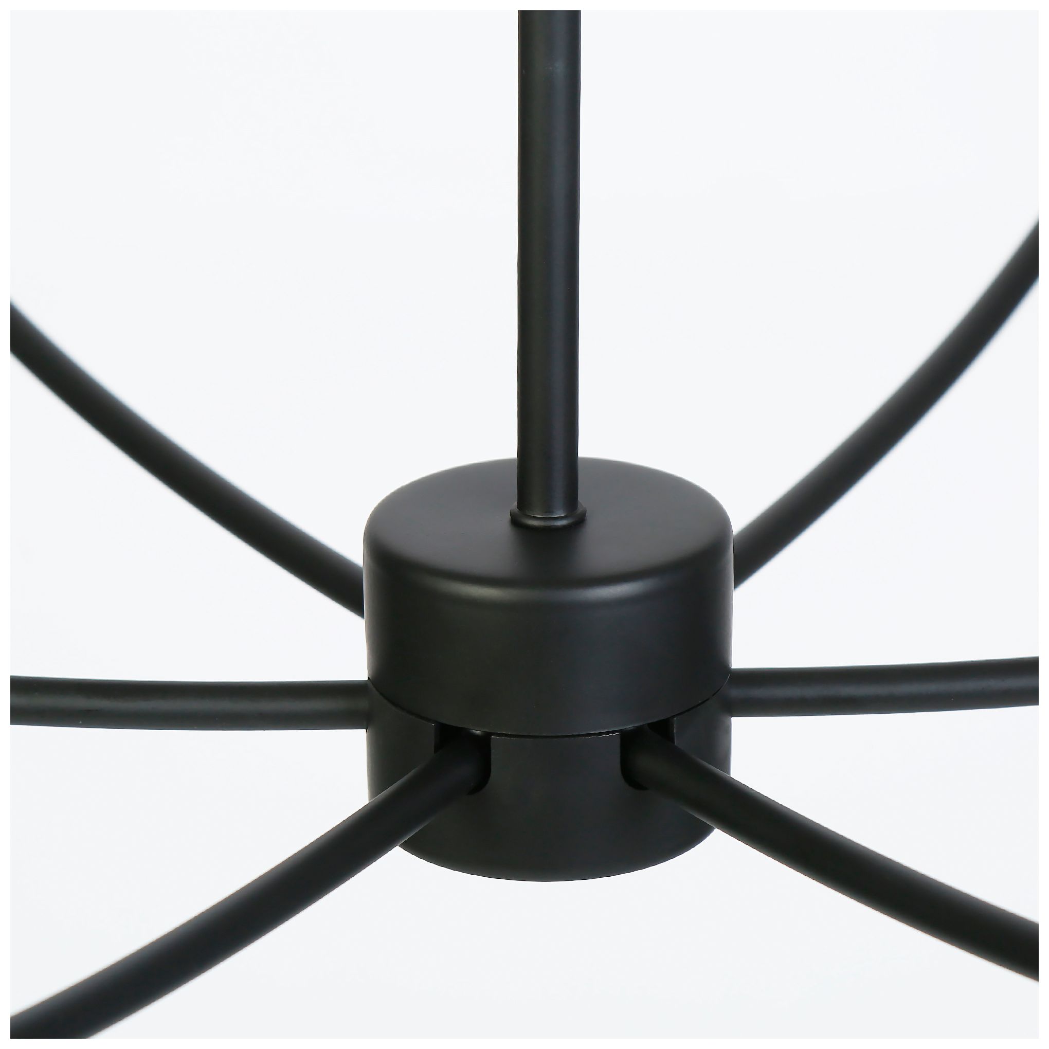 Image 4 Oriame 32.3" Wide Black 9-Light Chandelier more views