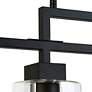 3_Oriame 34.5" Wide Black 4-Light Glass Island Chandelier more views