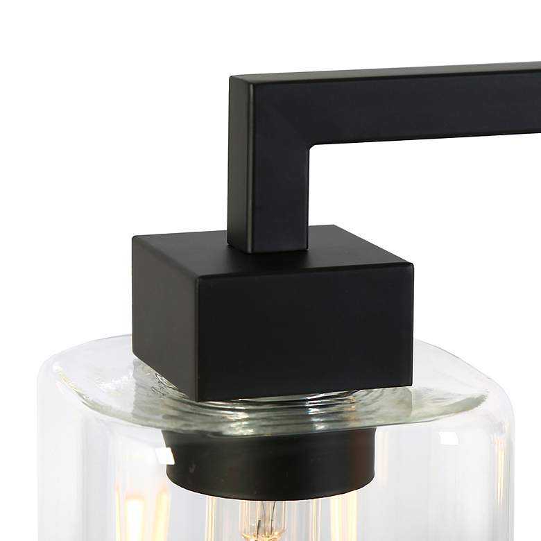 Image 4 Oriame 34.5" Wide Black 4-Light Glass Island Chandelier more views