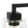 4_Oriame 34.5" Wide Black 4-Light Glass Island Chandelier more views