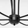5_Oriame 39.4" Wide Black 9-Light Candle Chandelier more views