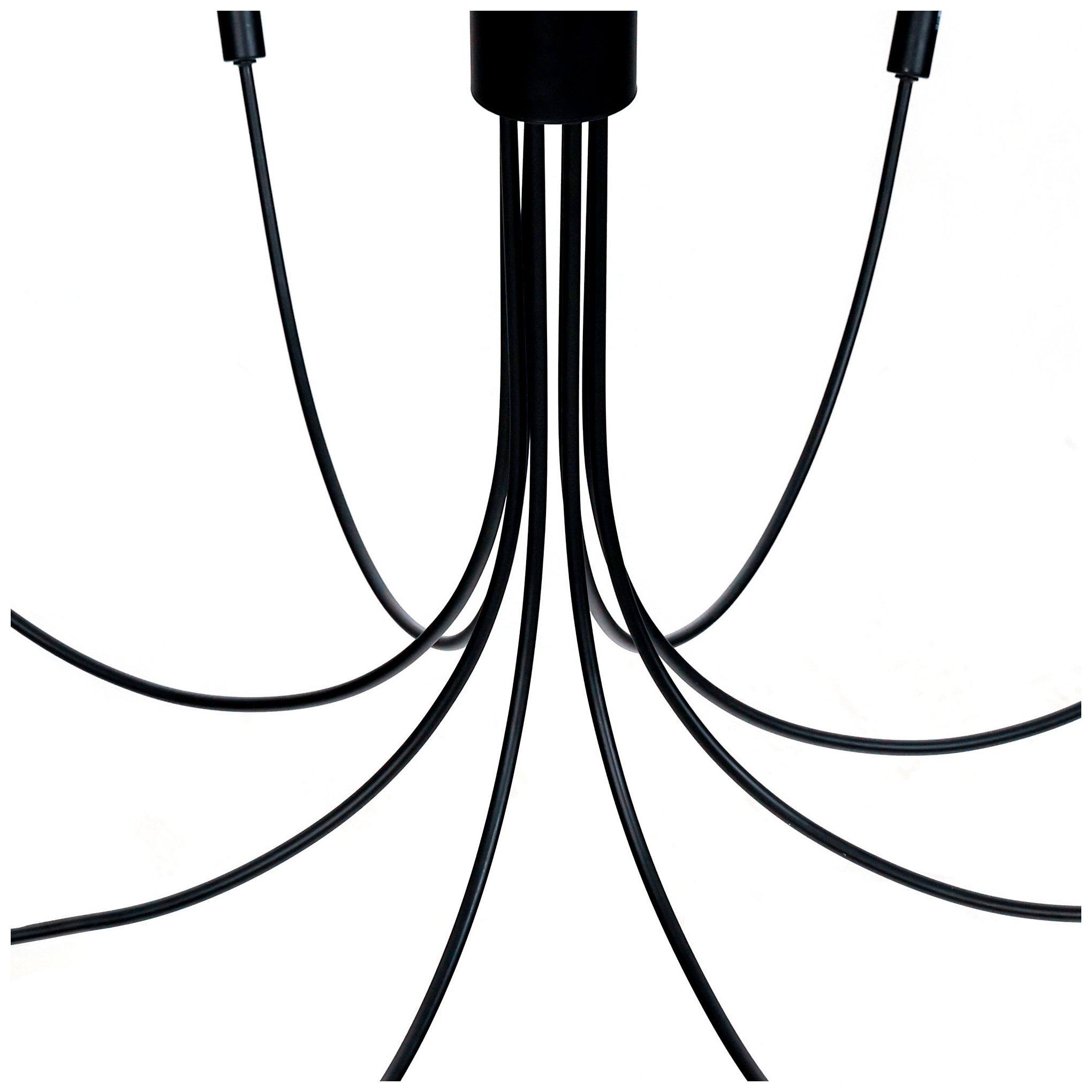 Image 3 Oriame 41.3" Wide Black 8-Light Chandelier more views