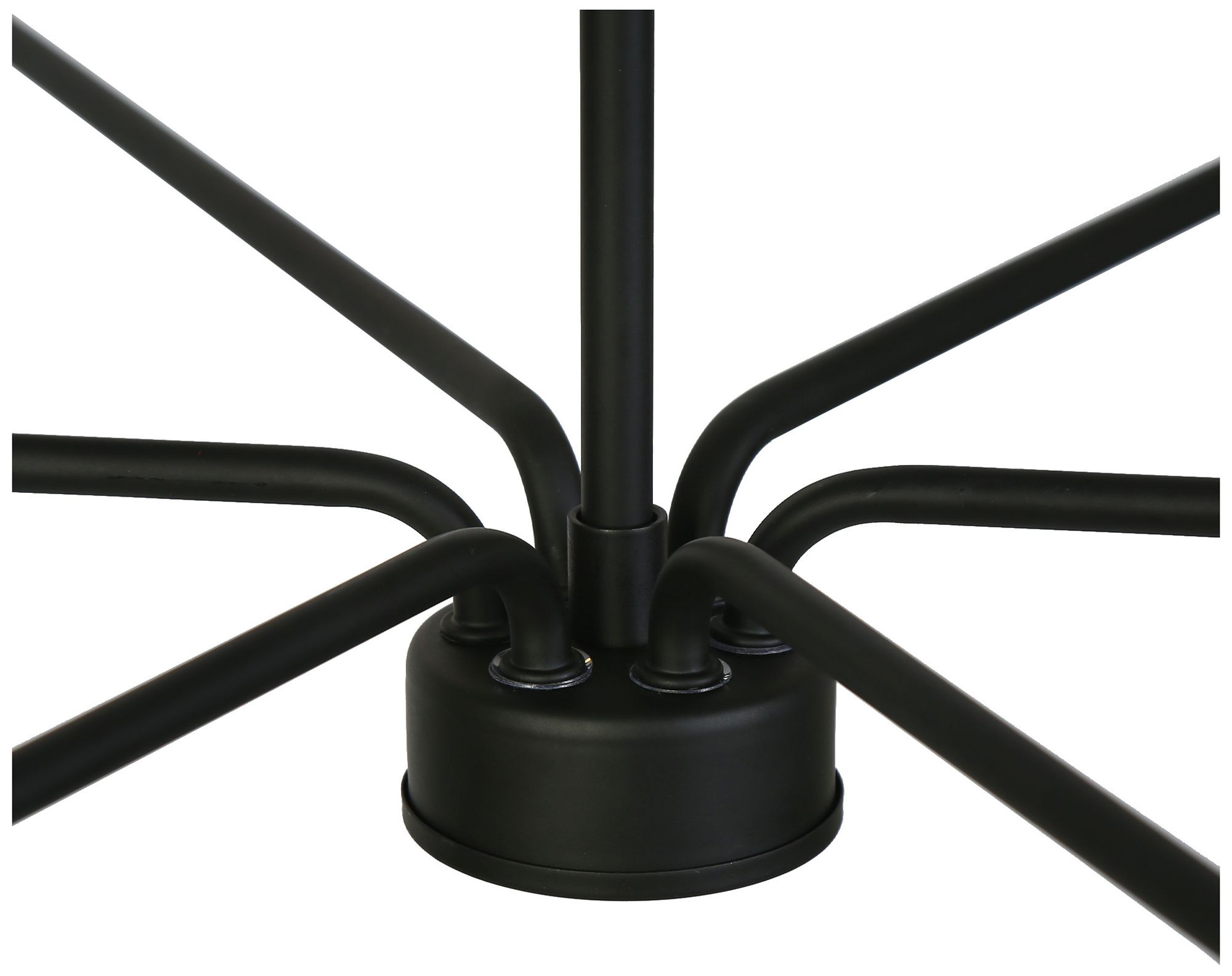 Image 4 Oriame 41.3" Wide Black 9-Light Chandelier more views