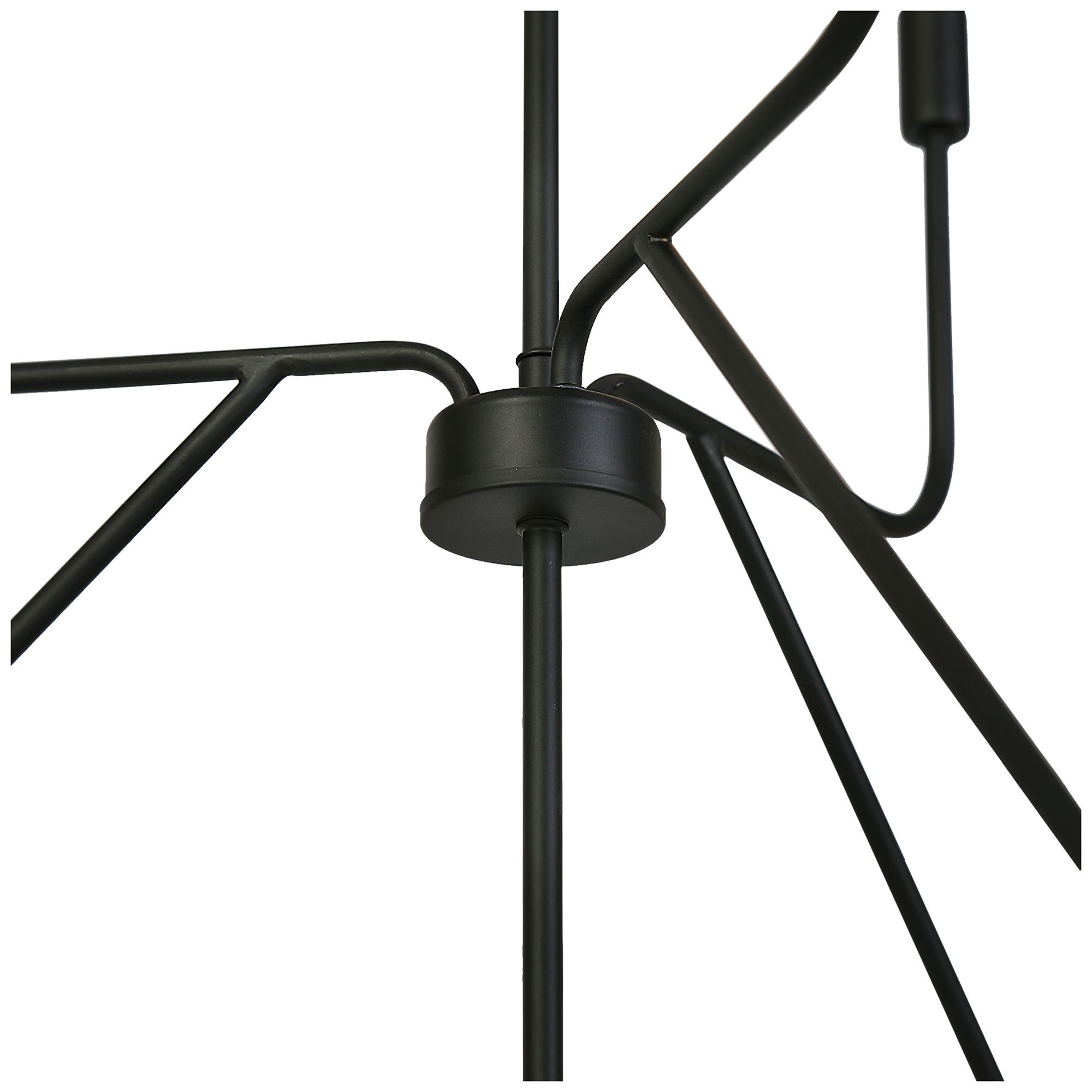 Image 5 Oriame 41.3" Wide Black 9-Light Chandelier more views