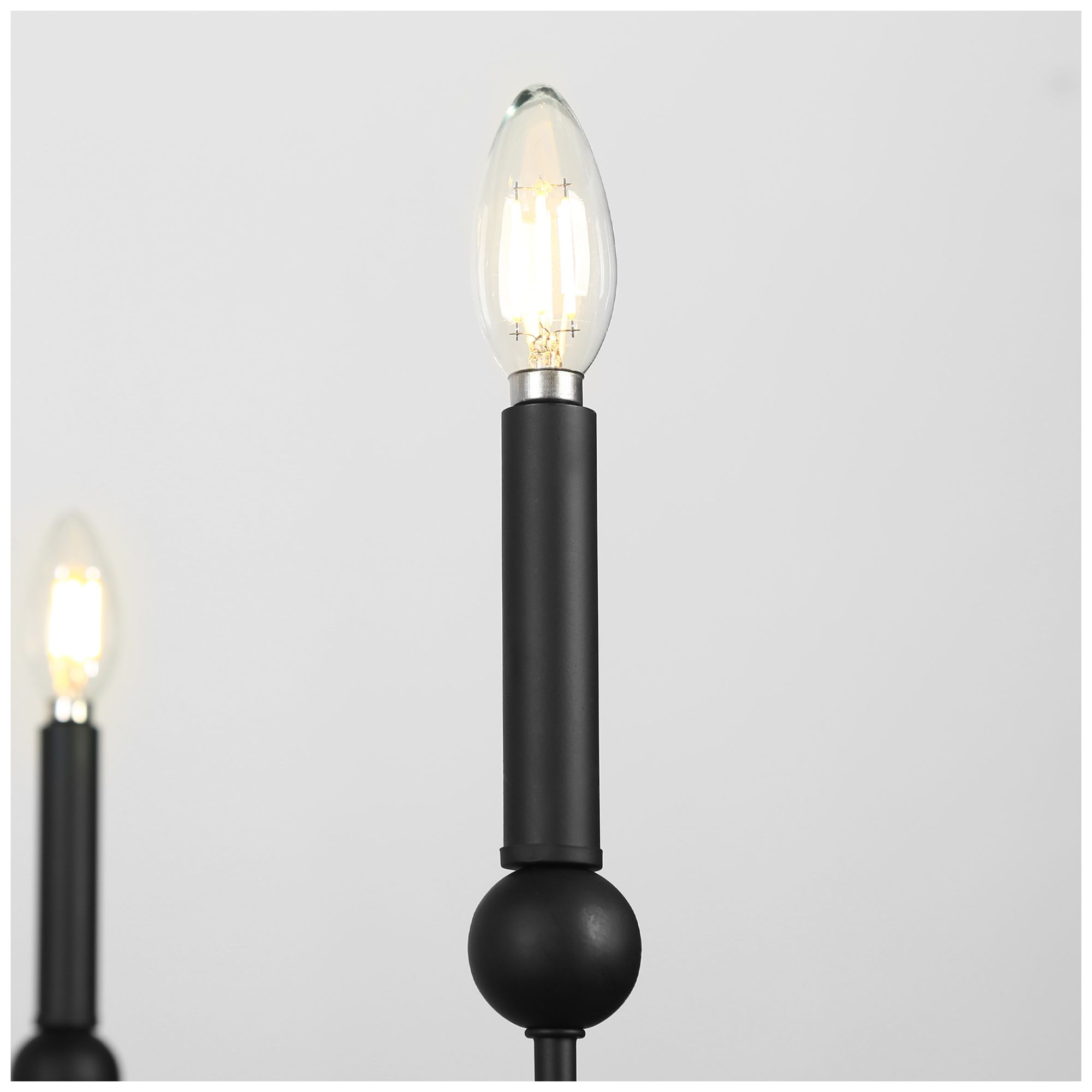 Image 5 Oriame 48.8" Wide Black 12-Light Chandelier more views