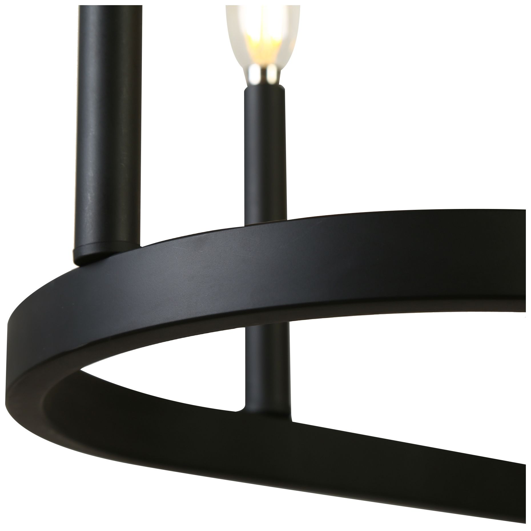 Image 6 Oriame 50" Wide Black 10-Light Island Chandelier more views