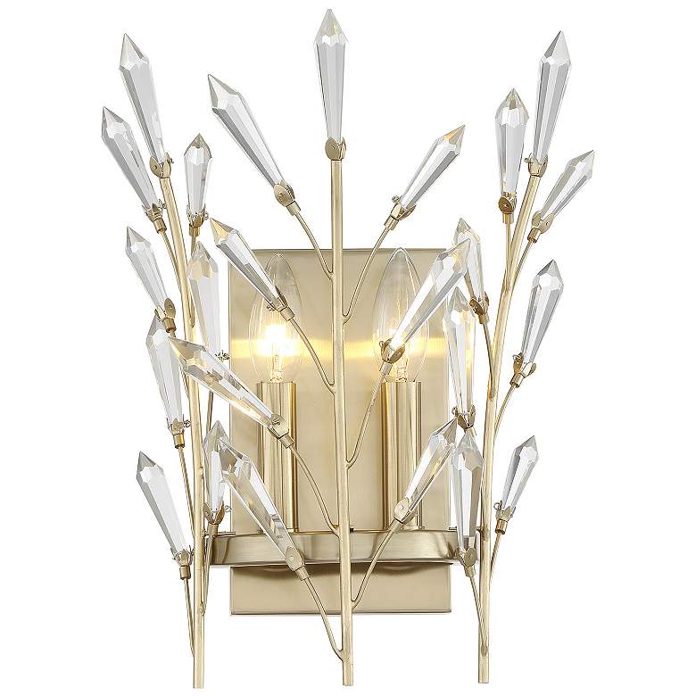 Image 1 Orianna 2-Light Wall Sconce in Noble Brass
