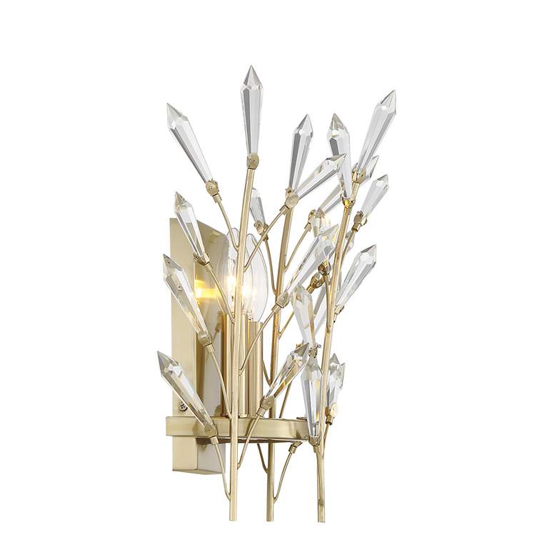 Image 5 Orianna 2-Light Wall Sconce in Noble Brass more views