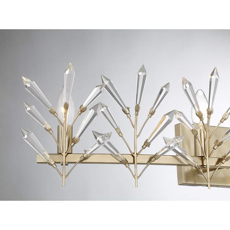 Image 6 Orianna 4-Light Bathroom Vanity Light in Noble Brass more views