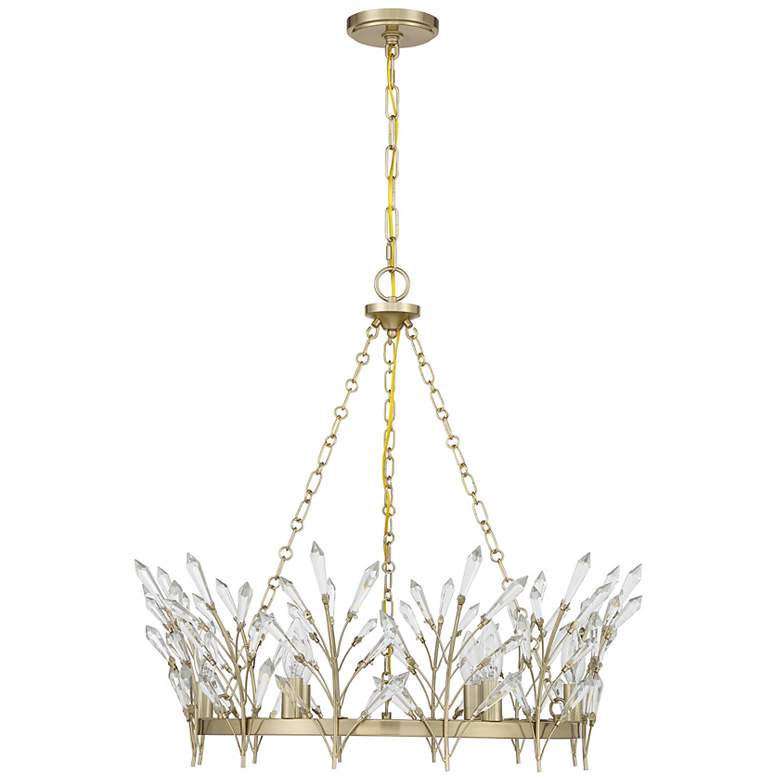 Image 2 Orianna 6-Light Chandelier in Noble Brass more views
