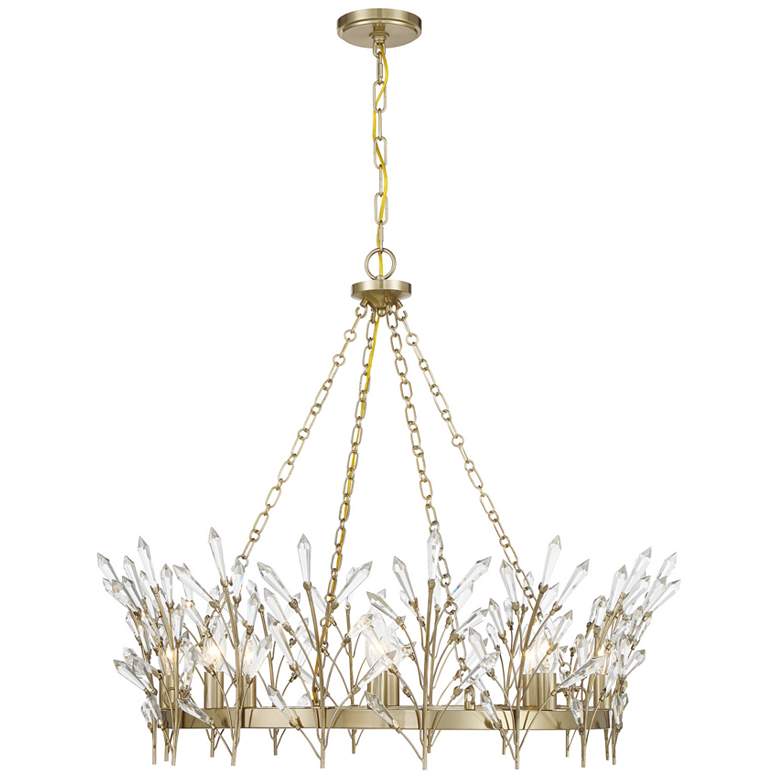Image 1 Orianna 8-Light Chandelier in Noble Brass