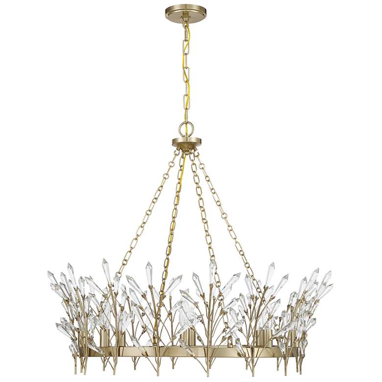 Image 2 Orianna 8-Light Chandelier in Noble Brass more views