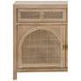 2_Orient Express Cane 63" Smoke Gray Oak Wood 3-Door Media Sideboard more views