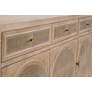 3_Orient Express Cane 63" Smoke Gray Oak Wood 3-Door Media Sideboard more views