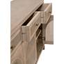 4_Orient Express Cane 63" Smoke Gray Oak Wood 3-Door Media Sideboard more views