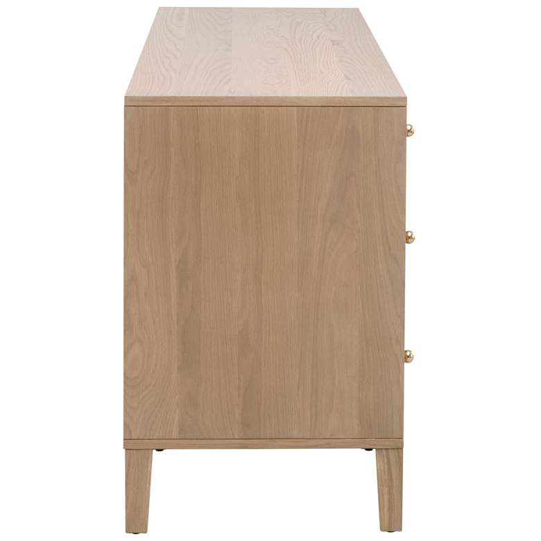 Image 5 Orient Express Highland 67 1/2" Wide Natural Oak Double Dresser more views