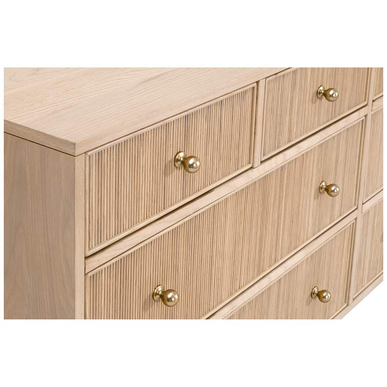 Image 6 Orient Express Highland 67 1/2" Wide Natural Oak Double Dresser more views