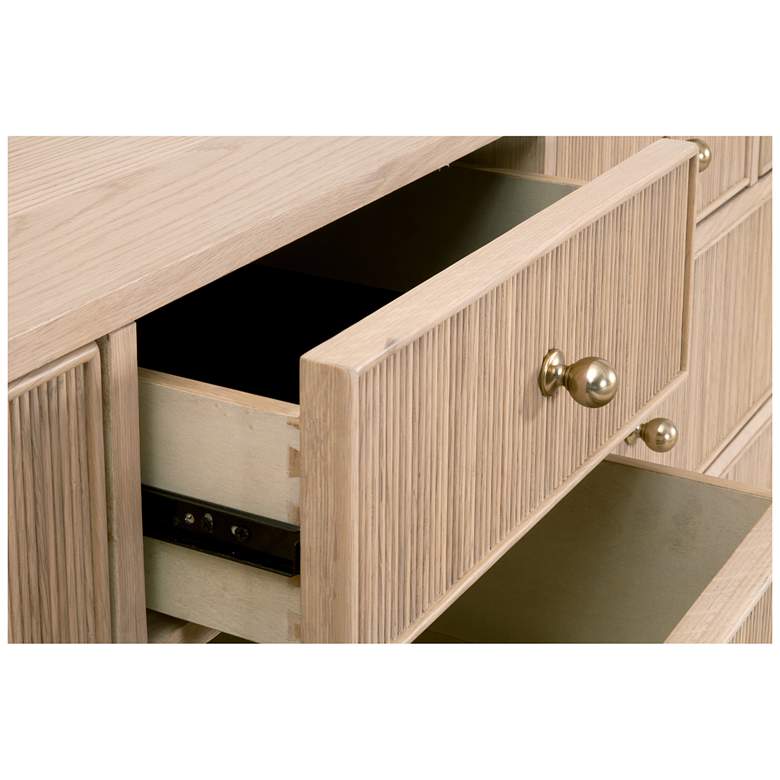 Image 7 Orient Express Highland 67 1/2" Wide Natural Oak Double Dresser more views