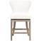 Orient Express Milton 23 1/2" Wide Pearl and Ash Swivel Counter Stool