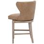 6_Orient Express Milton 23 1/2" Wide Toast and Ash Swivel Counter Stool more views