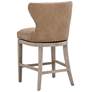 7_Orient Express Milton 23 1/2" Wide Toast and Ash Swivel Counter Stool more views