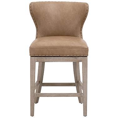 Orient Express Milton 23 1/2" Wide Toast and Ash Swivel Counter Stool