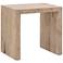 Orient Express Reed 24" Wide Smoke Gray Pine Wood End Table