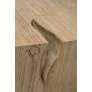 7_Orient Express Reed 24" Wide Smoke Gray Pine Wood End Table more views