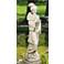 Oriental Maiden 40" High Trevia Greystone Outdoor Statue