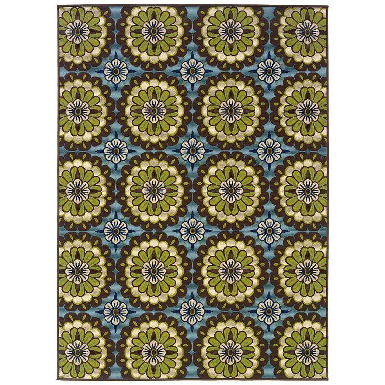 Image 1 Oriental Weavers Caspian 5'3"x7'6" Outdoor Area Rug