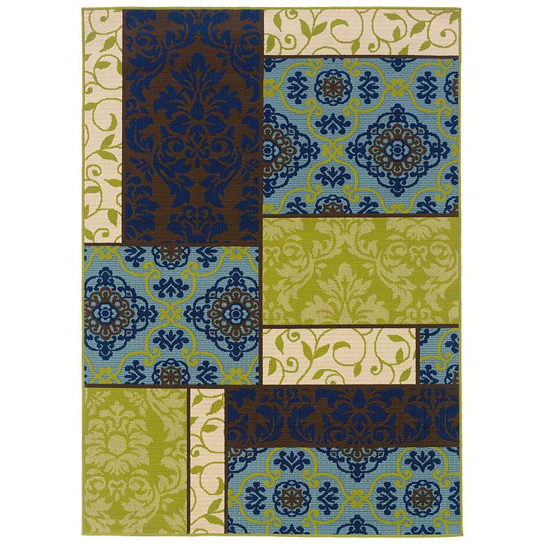 Image 1 Oriental Weavers Caspian 5'3"x7'6" Outdoor Area Rug