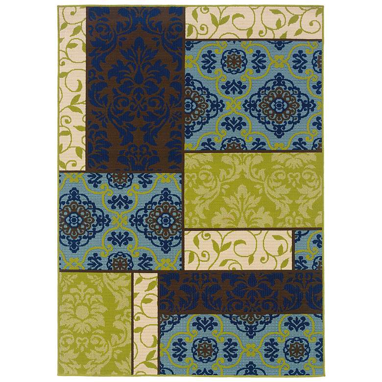 Image 2 Oriental Weavers Caspian 5&#39;3 inchx7&#39;6 inch Outdoor Area Rug