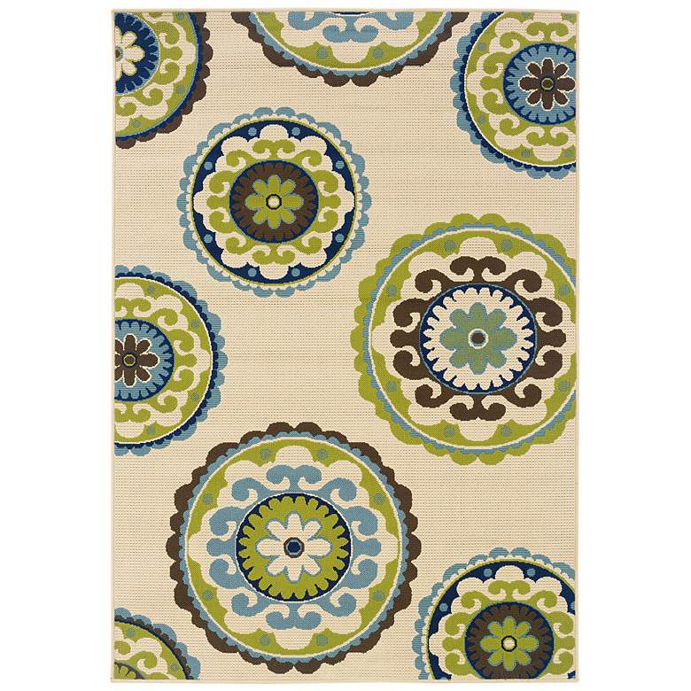Image 1 Oriental Weavers Caspian 5'3"x7'6" Outdoor Area Rug