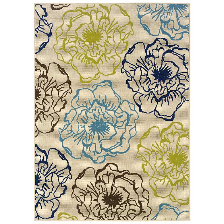 Image 1 Oriental Weavers Caspian 5'3"x7'6" Outdoor Area Rug