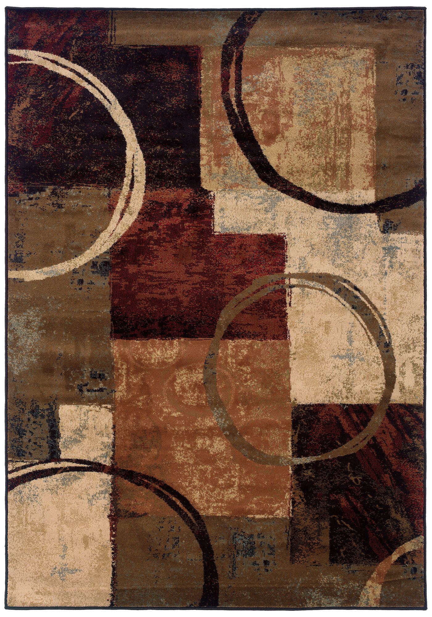 Thumbnail2 of Oriental Weavers Hudson 2544B 7'8"x10'10" Modern Area Rug
