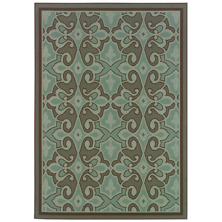 Image 1 Oriental Weavers Montego 5'3"x7'6" Outdoor Area Rug