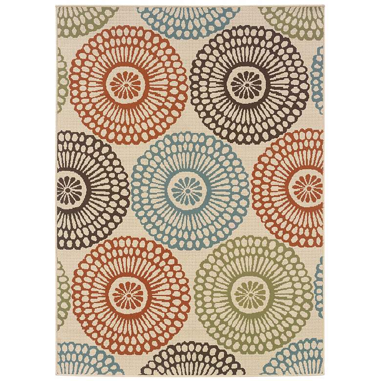 Image 1 Oriental Weavers Montego 5'3"x7'6" Outdoor Area Rug