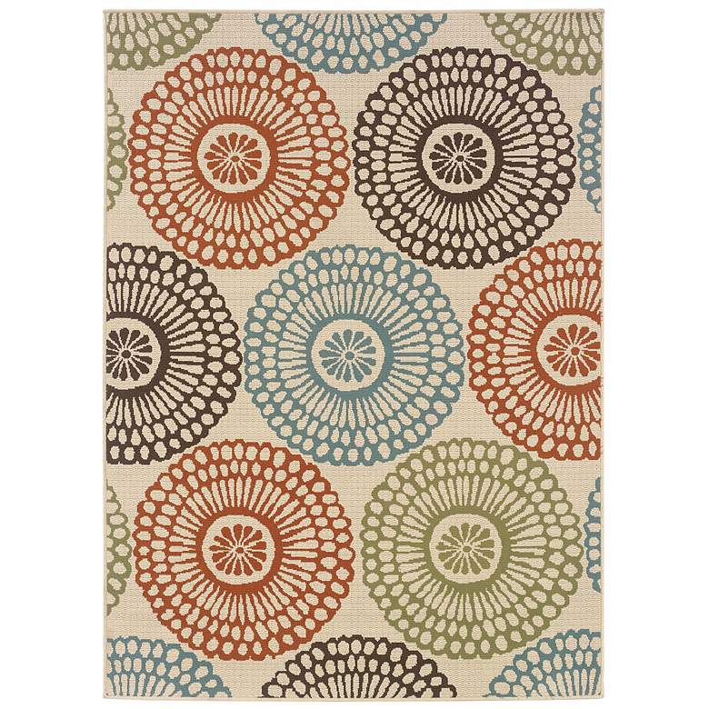 Image 1 Oriental Weavers Montego 5&#39;3 inchx7&#39;6 inch Outdoor Area Rug