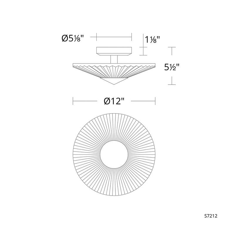 Image 4 Origami 12" Wide Polished Chrome Crystal LED Ceiling Light more views