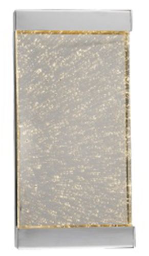 Image 2 Original Glacier 15"H LED Wall Sconce in Polished Nickel/Bubbled more views