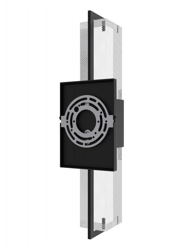 Image 3 Original Glacier 17"H LED Wall Sconce in Black/Snow Crystals more views